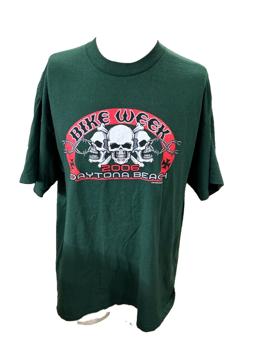Delta Pro Weight T Shirt XL Bike Week 2006 Daytona Beach Florida Skulls